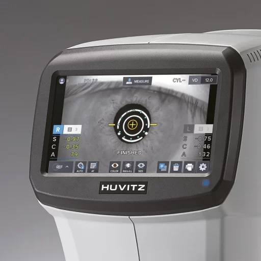 Ecrã do Huvitz HRK-1