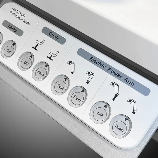 Controlos do Huvitz HRT-7000