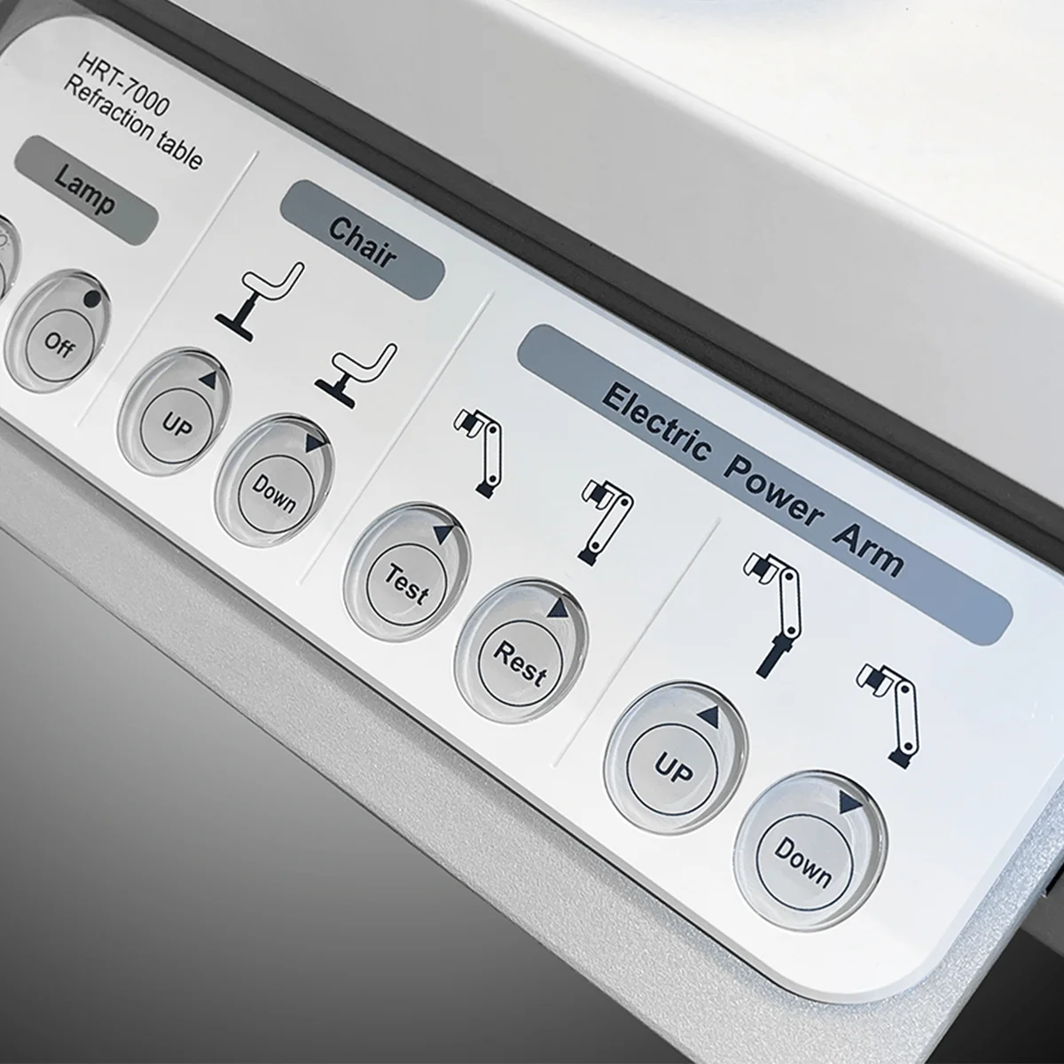 Controlos do Huvitz HRT-7000