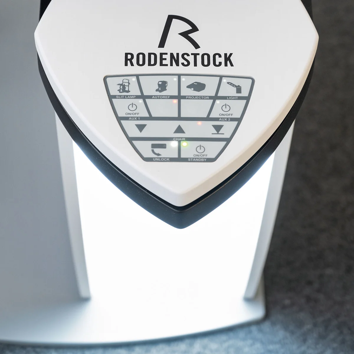 Painel de Controlo do Rodenstock PRO 500